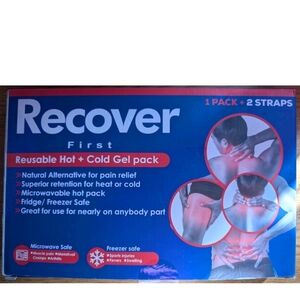 Recover First Reusable Hot + Cold Gel Pack - Red
